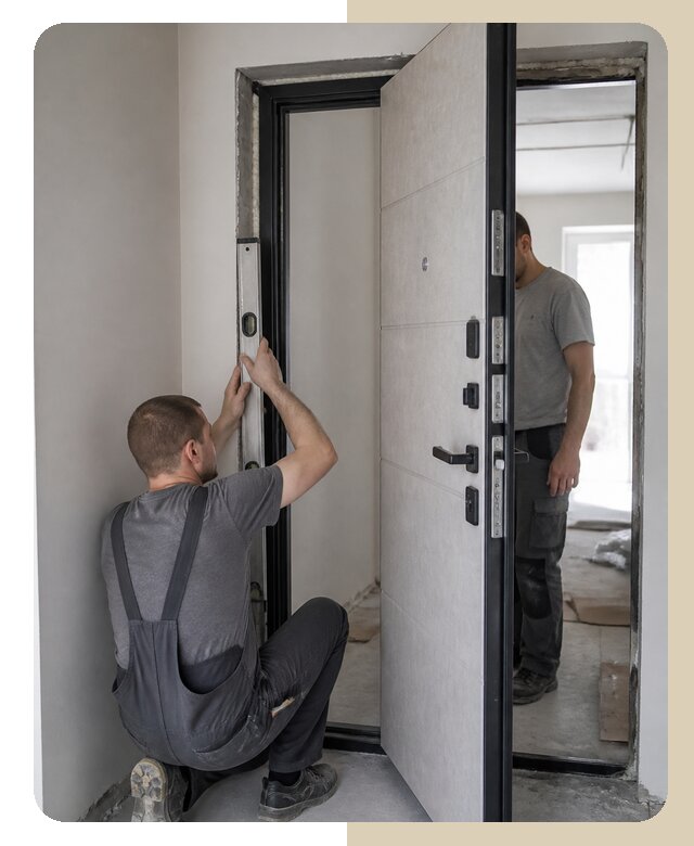 Установка дверей в новостройке в Белгороде от 4674 р. | Дверной