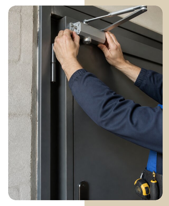 Замена дверного доводчика в Белгороде по цене от 3635 р. | Дверной